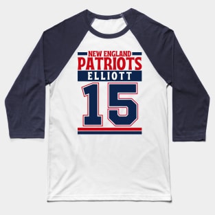 New England Patriots Elliott 15 Edition 3 Baseball T-Shirt